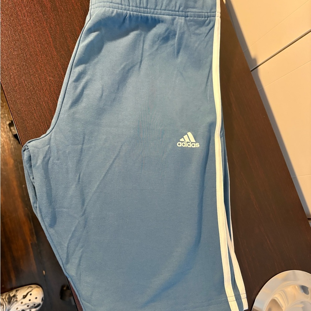 Adidas Women’s Blue Athletic Shorts - Picture 4 of 4